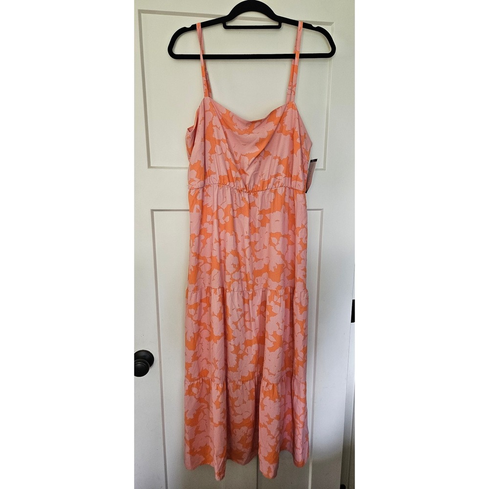 Social Standard by sanctuary smocked back dress floral NWT size XXL